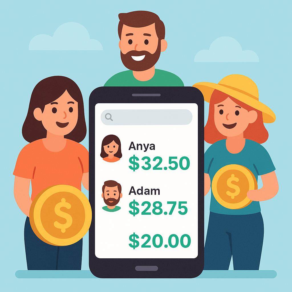 Ứng dụng quản lý chi tiêu du lịch nhóm: Splitwise, Tricount