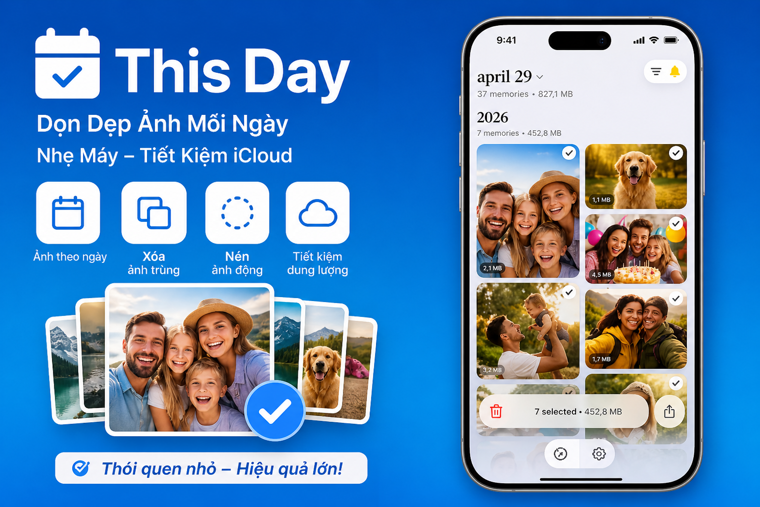 Ứng Dụng This Day: Giải Pháp Dọn Dẹp Ảnh iPhone Thông Minh, Nhẹ Nhàng Mỗi Ngày