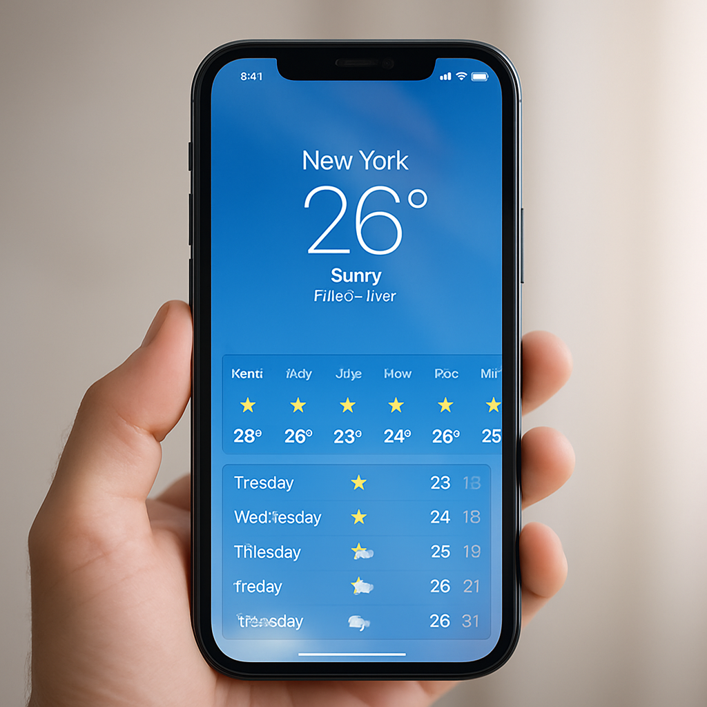 Ứng dụng Thời tiết trên iPhone có chính xác không?