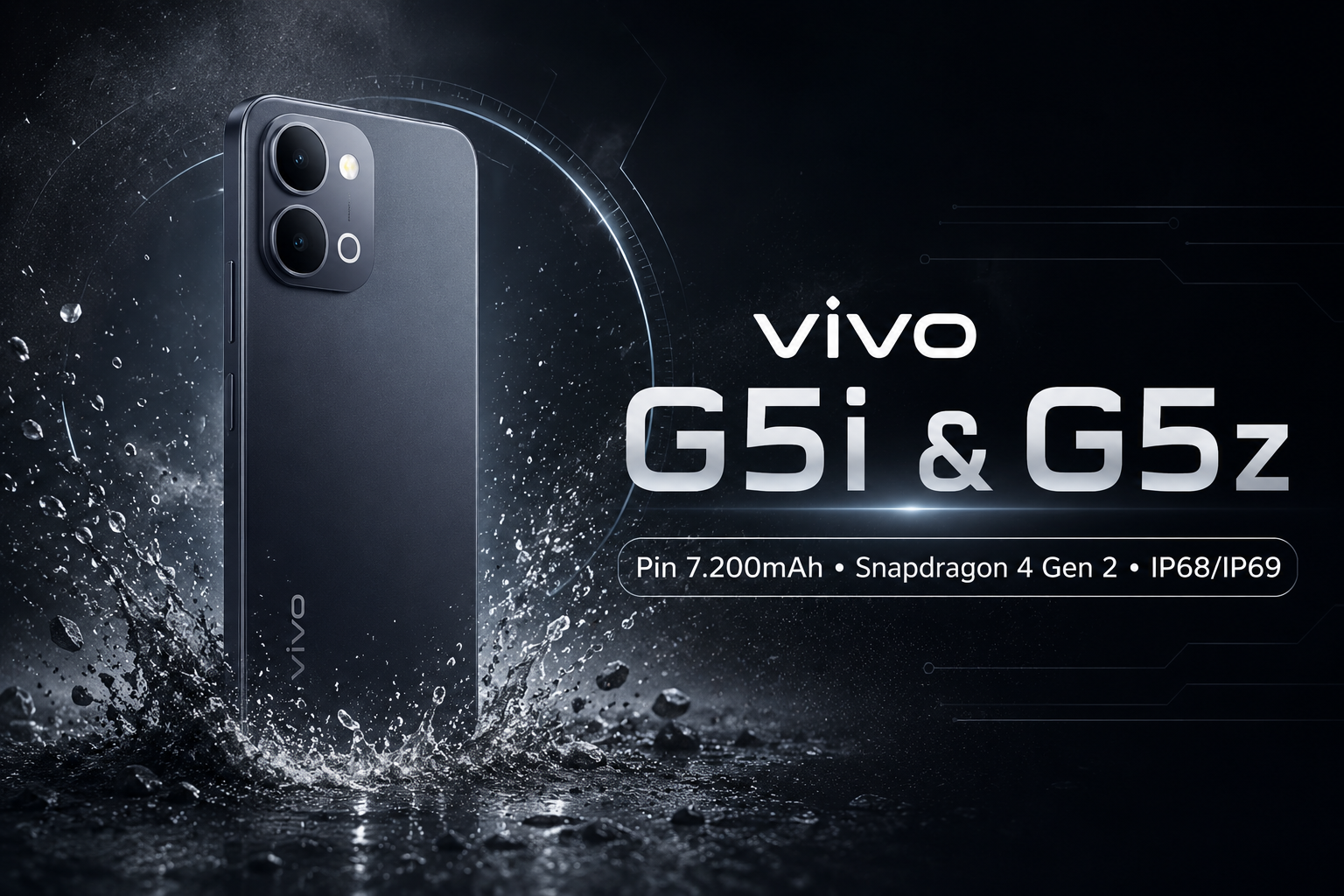 vivo G5i và vivo G5z ra mắt: Pin 7.200mAh, Snapdragon 4 Gen 2, giá mềm có đáng mua?