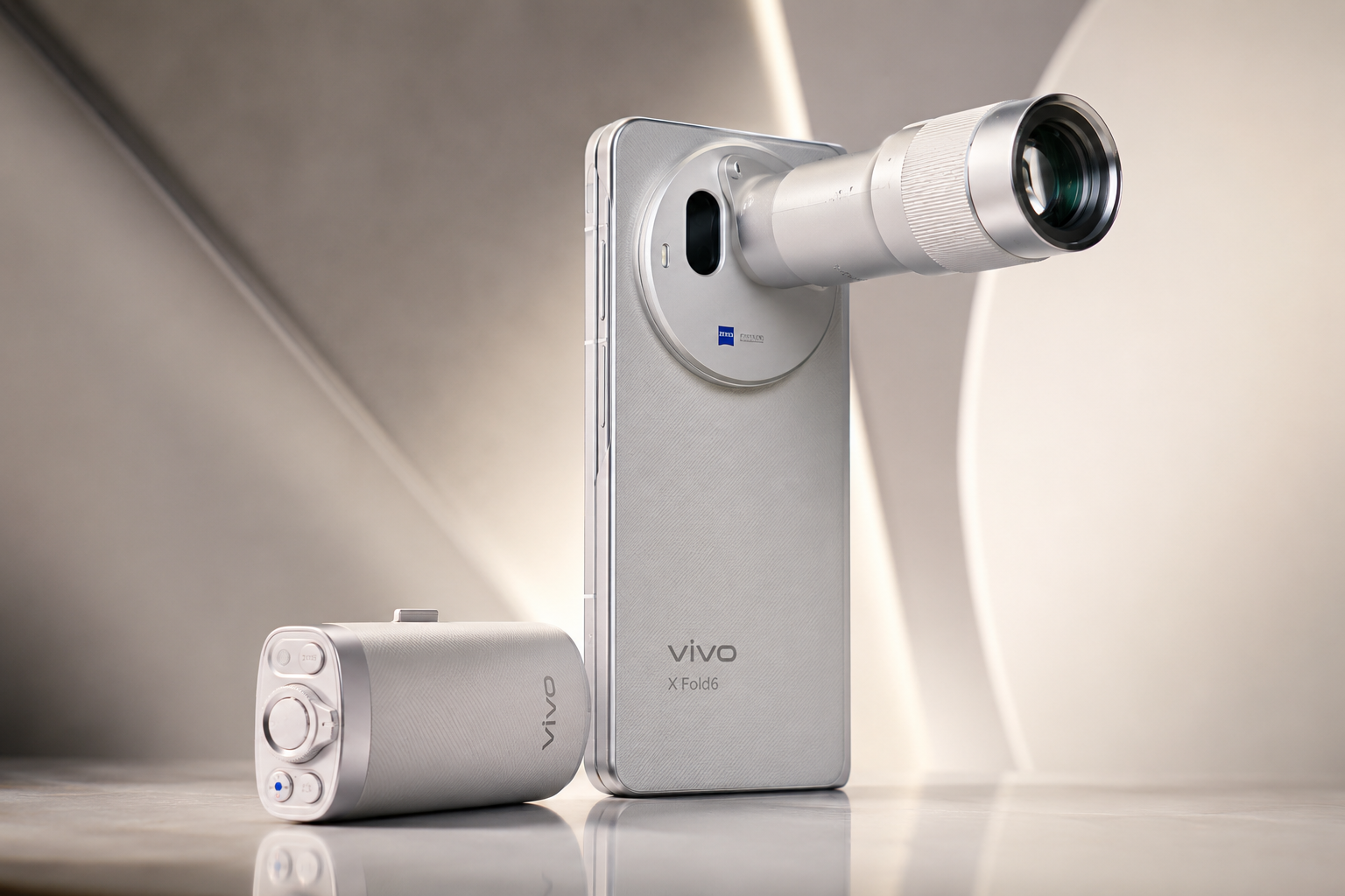 Cận cảnh vivo X Fold6: Điện thoại gập pin 7.000mAh, camera 200MP, còn gắn được ống kính rời ZEISS