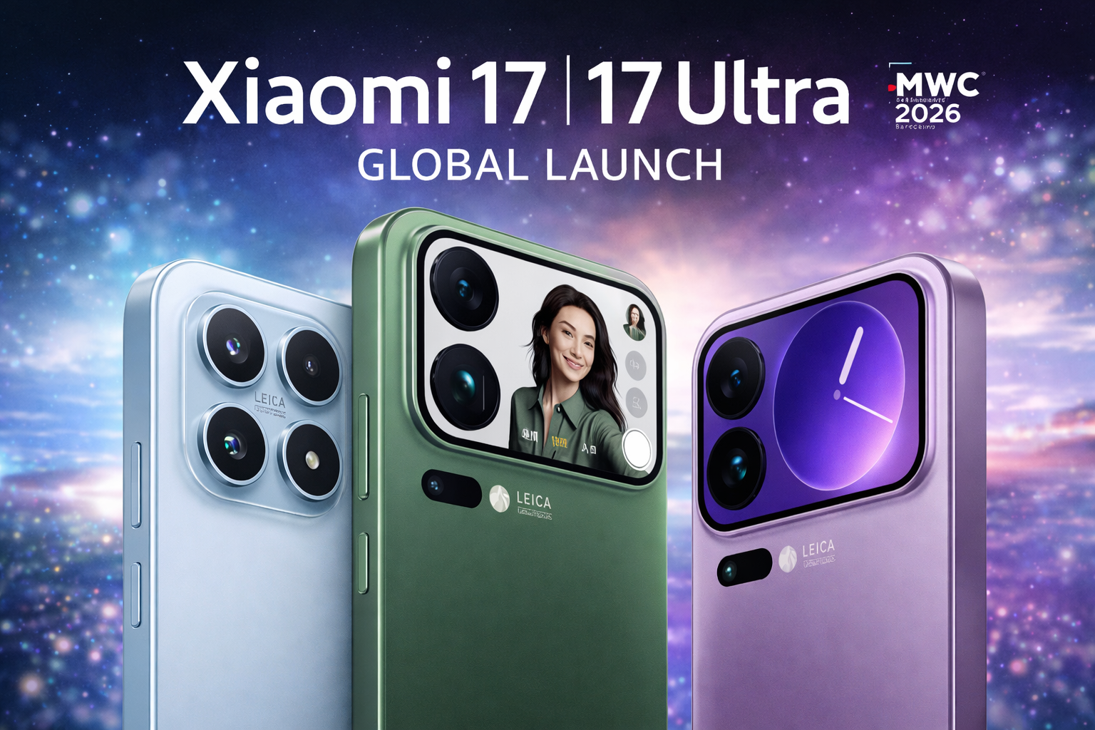 Xiaomi 17 & 17 Ultra ra mắt toàn cầu ngày 28/2 tại MWC 2026