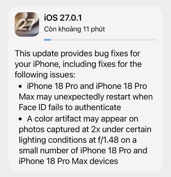 iOS 27.0.1