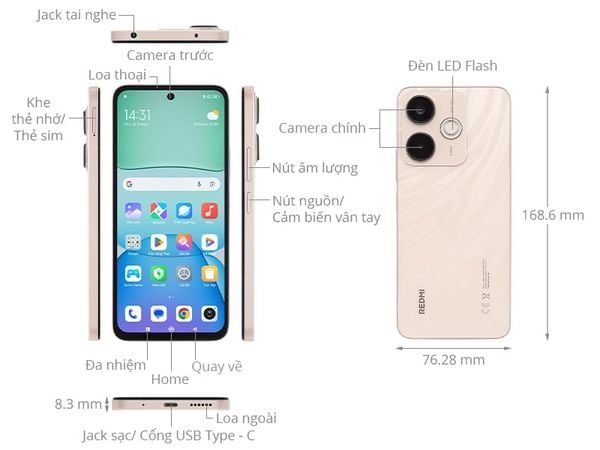 Xiaomi Redmi 13x - Di Động 3 Tốt