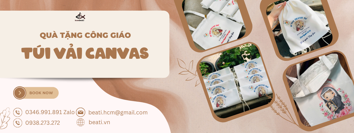 Túi Vải Canvas Công Giáo