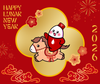 HAPPY LUNAR NEW YEAR 2026 - Prosperity and Blessings in Harmony