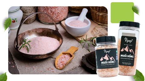 LỢI ÍCH KHÔNG TƯỞNG TỪ VIỆC NGÂM CHÂN VỚI MUỐI HỒNG HIMALAYA VIPEP