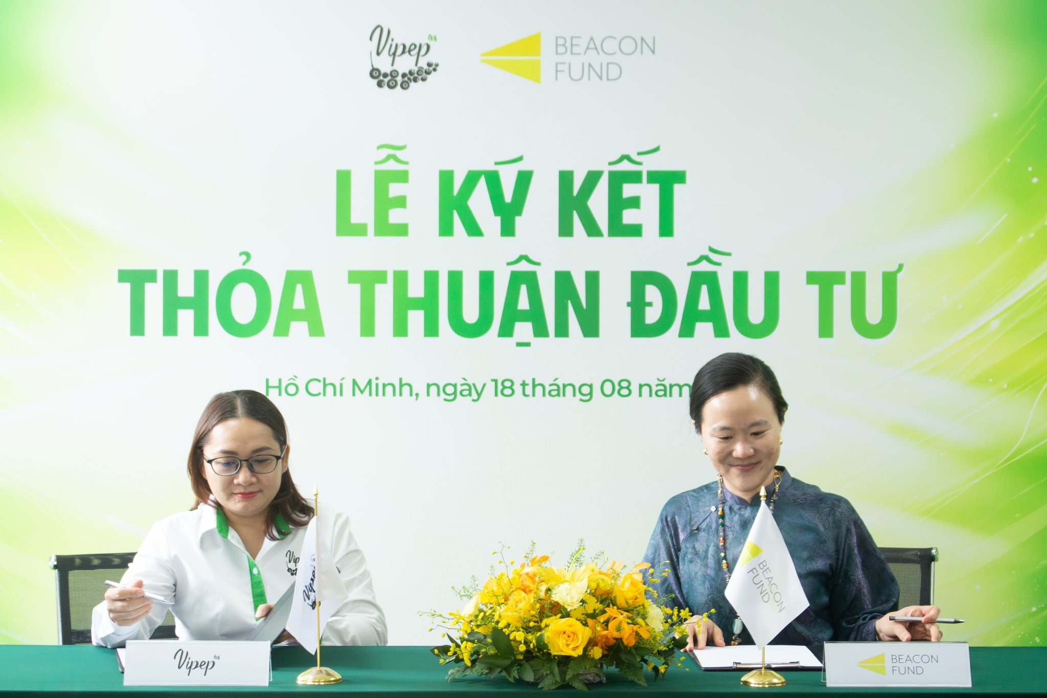 Vipep chính thức ký kết đầu tư cùng Beacon Fund – Cột mốc mới trên hành trình phát triển bền vững