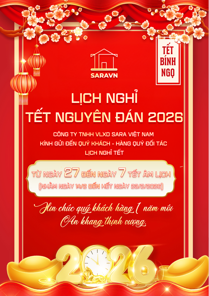 Thông Báo Lịch Nghỉ Tết Nguyên Đán Bính Ngọ 2026