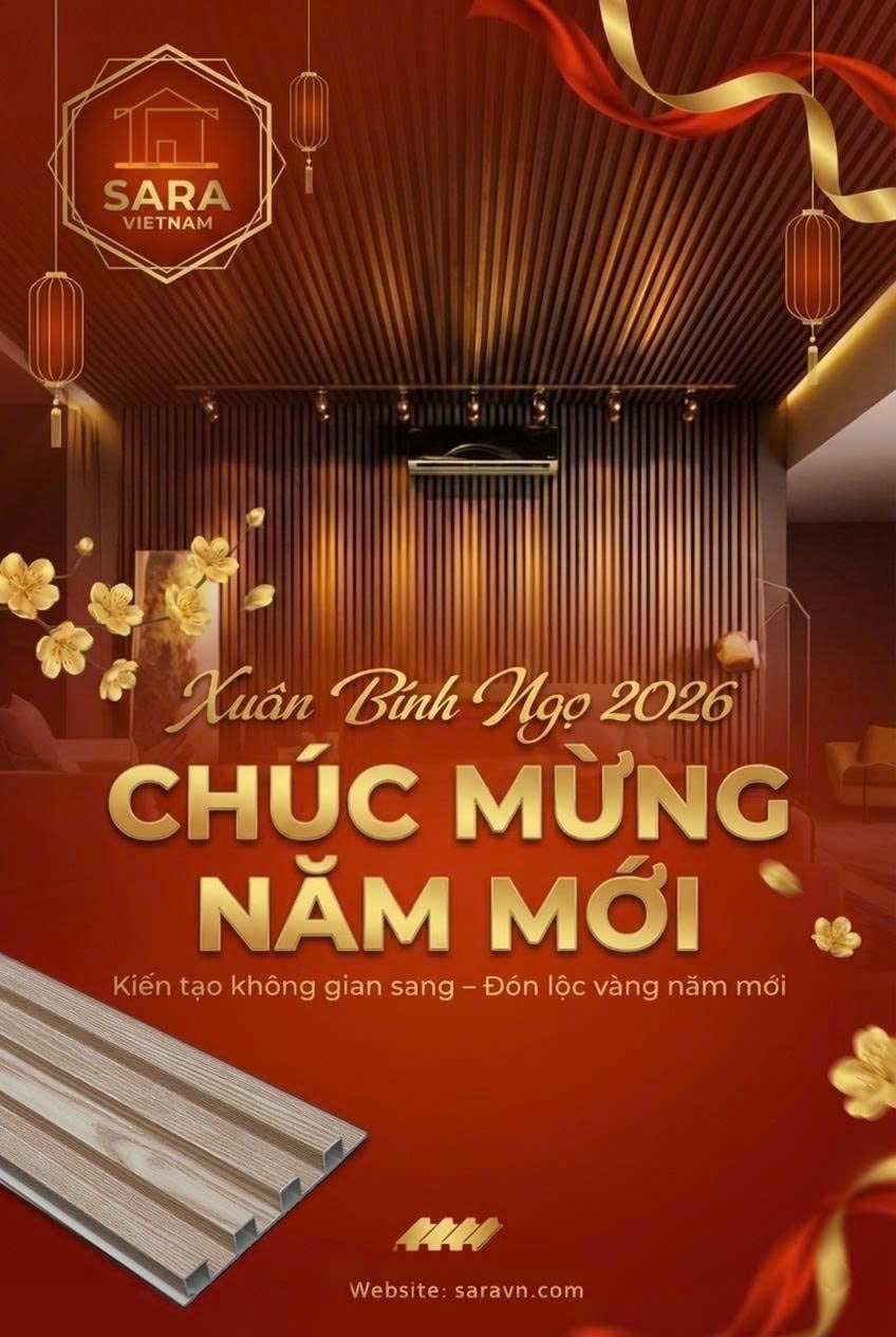 Chúc mừng năm mới Xuân Bính Ngọ 2026 – VLXD SARA Việt Nam