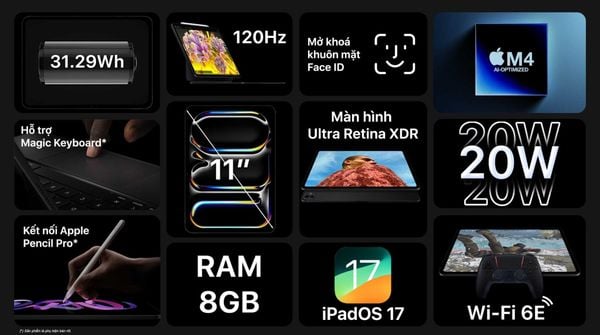 iPad Pro M4 cũ
