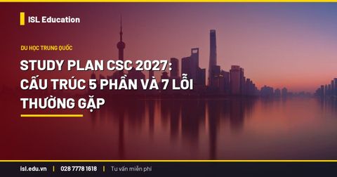Study plan CSC 2027: cấu trúc 5 phần và 7 lỗi thường gặp