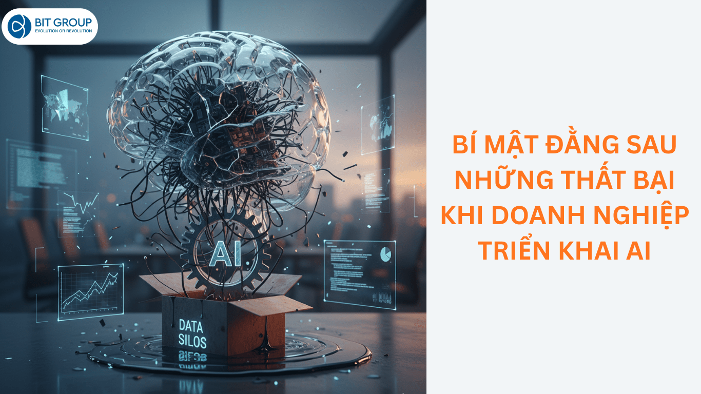 BÍ MẬT ĐẰNG SAU NHỮNG THẤT BẠI KHI DOANH NGHIỆP TRIỂN KHAI AI