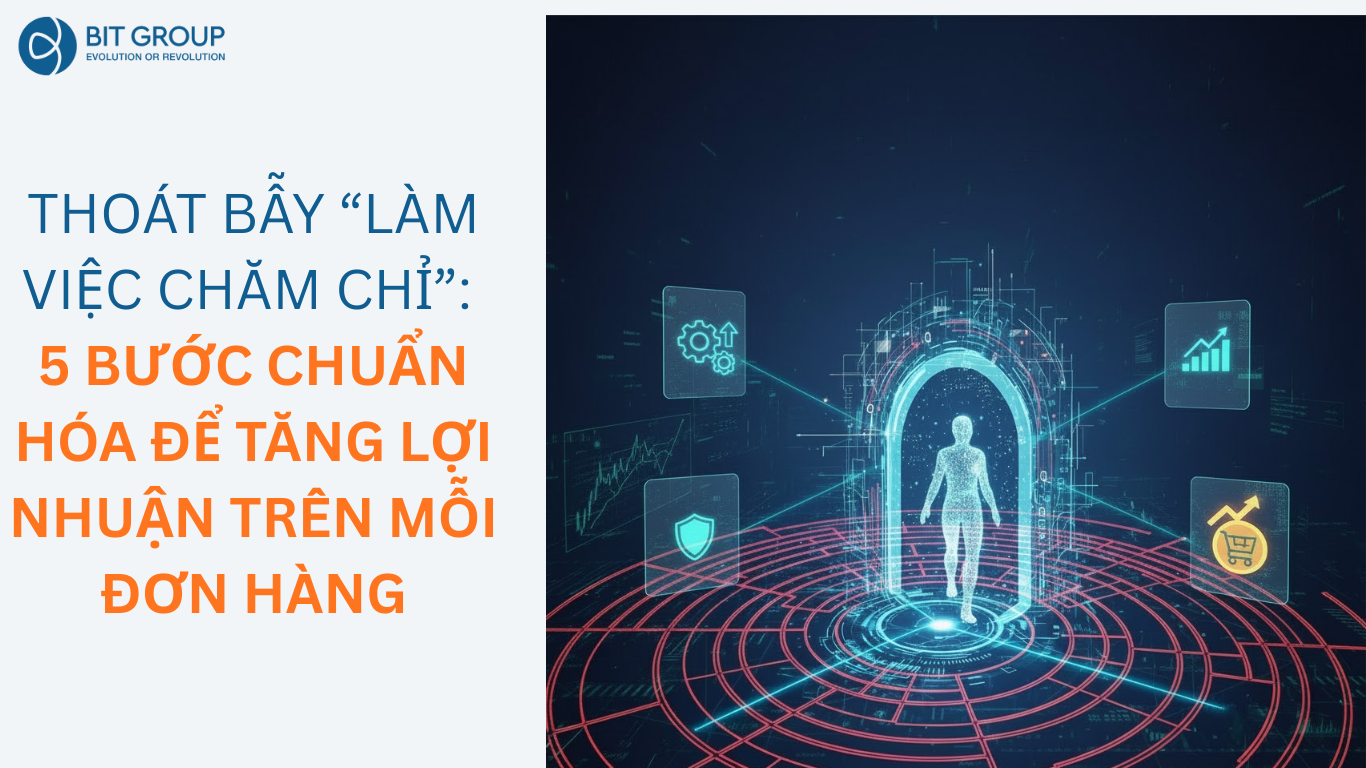 THOÁT BẪY “LÀM VIỆC CHĂM CHỈ”: 5 BƯỚC CHUẨN HÓA ĐỂ TĂNG LỢI NHUẬN TRÊN MỖI ĐƠN HÀNG
