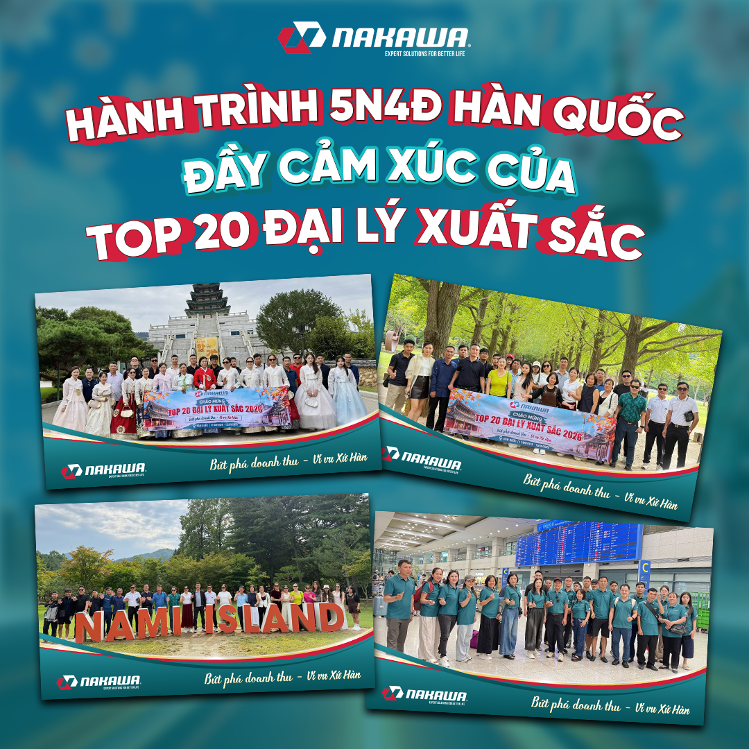 HÀNH TRÌNH 5N4Đ HÀN QUỐC ĐẦY CẢM XÚC CỦA TOP 20 ĐẠI LÝ XUẤT SẮC