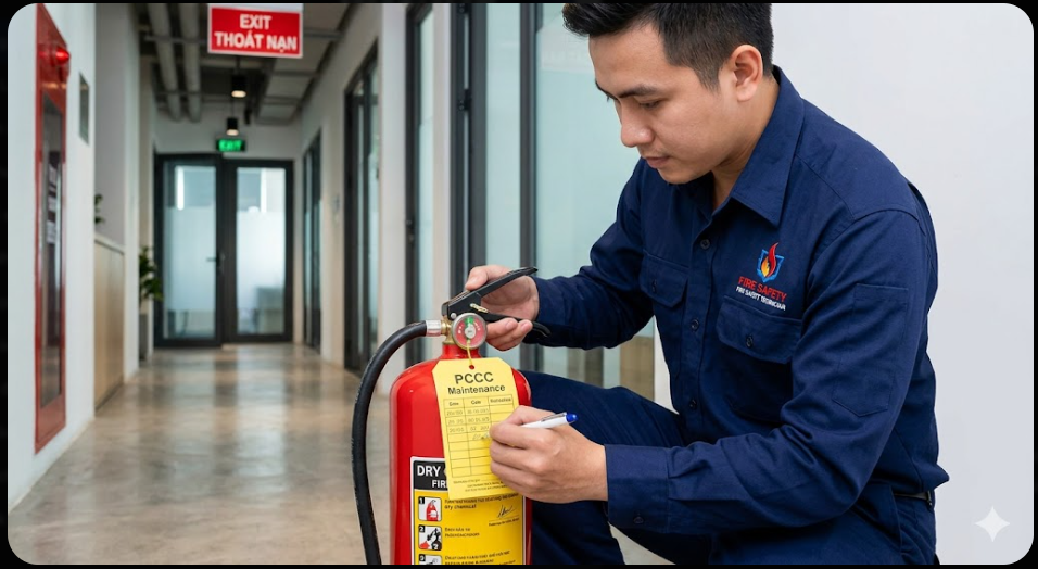 Quy định mới về bảo dưỡng hệ thống PCCC