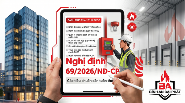 Mức phạt công ty PCCC vi phạm theo Nghị định 69/2026/NĐ-CP