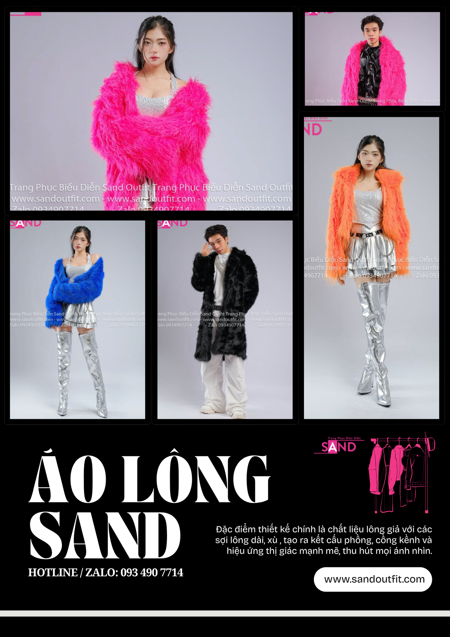 THUÊ ÁO KHOÁC LÔNG  RẺ - ĐẸP - HCM