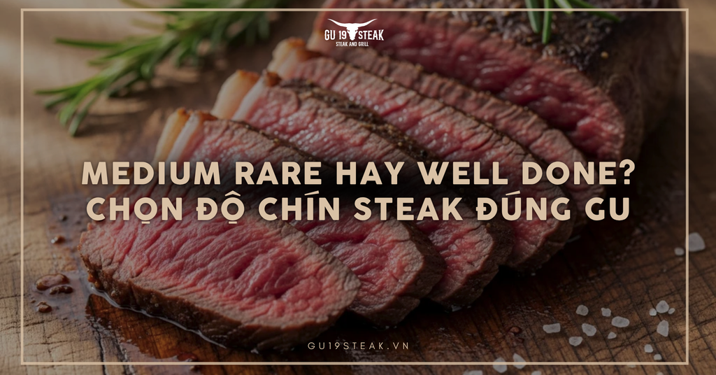 Medium rare hay well done? Chọn độ chín steak đúng gu