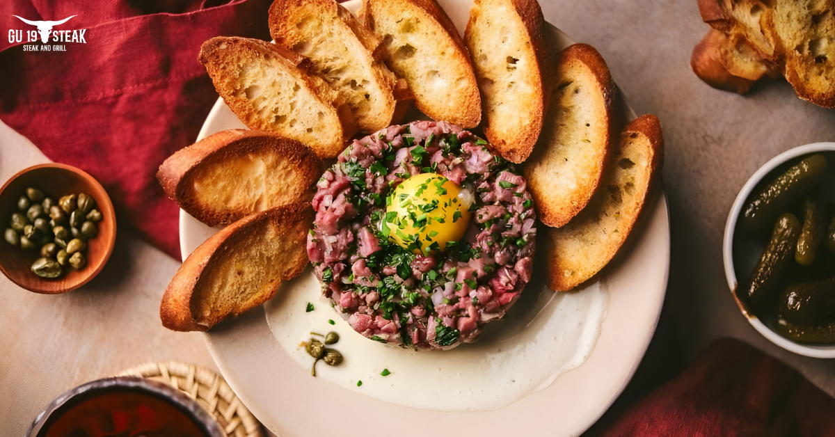 Steak Tartare là gì? Khám phá món thịt bò Tartare độc đáo tại GU 19 Steak