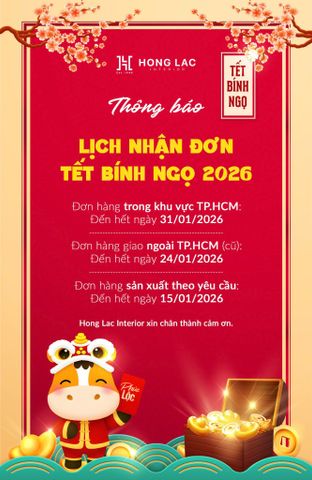 THÔNG BÁO: LỊCH NHẬN ĐƠN TẾT BÍNH NGỌ 2026
