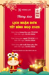 THÔNG BÁO: LỊCH NHẬN ĐƠN TẾT BÍNH NGỌ 2026