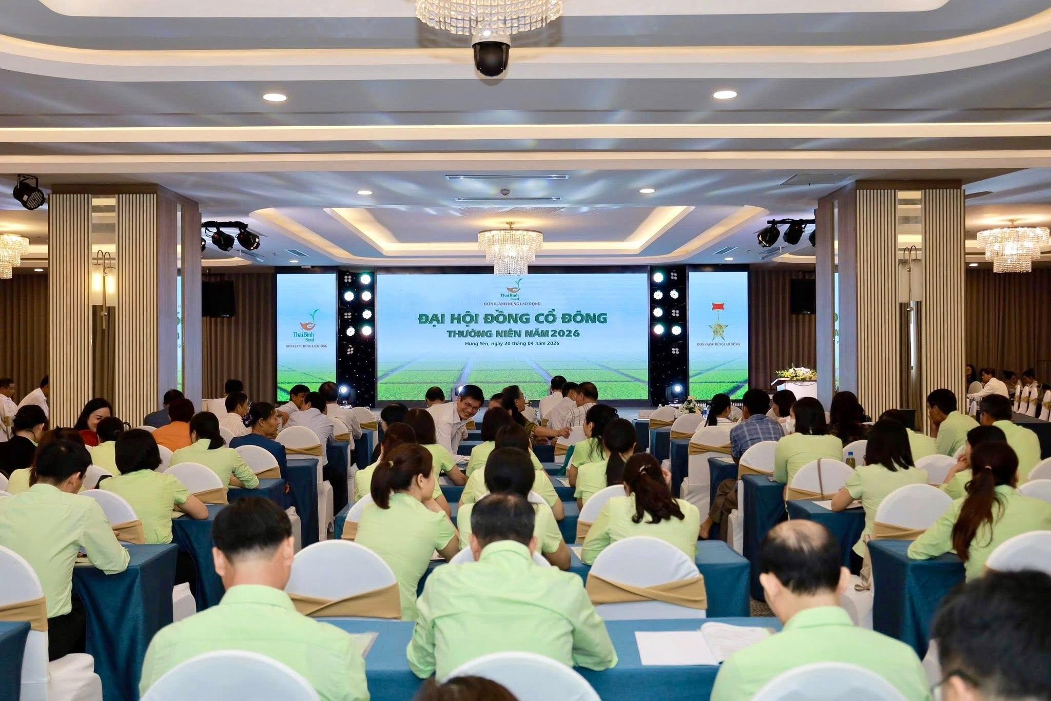 THAIBINH SEED TỔ CHỨC THÀNH CÔNG ĐẠI HỘI ĐỒNG CỔ ĐÔNG THƯỜNG NIÊN NĂM 2026