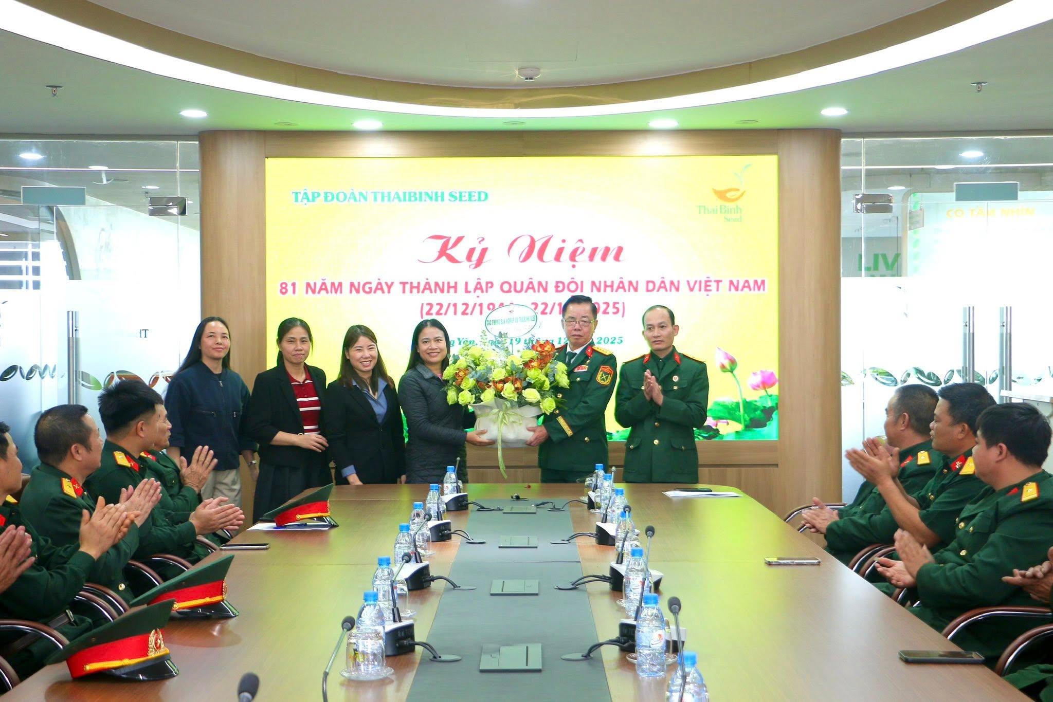 THAIBINH SEED CHÚC MỪNG 81 NĂM THÀNH LẬP QUÂN ĐỘI NHÂN DÂN VIỆT NAM: TRI ÂN NGƯỜI LÍNH – TỰ HÀO TRUYỀN THỐNG ANH HÙNG DÂN TỘC.