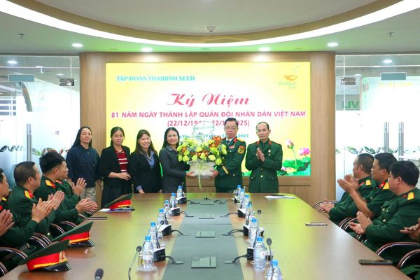 THAIBINH SEED CHÚC MỪNG 81 NĂM THÀNH LẬP QUÂN ĐỘI NHÂN DÂN VIỆT NAM: TRI ÂN NGƯỜI LÍNH – TỰ HÀO TRUYỀN THỐNG ANH HÙNG DÂN TỘC.