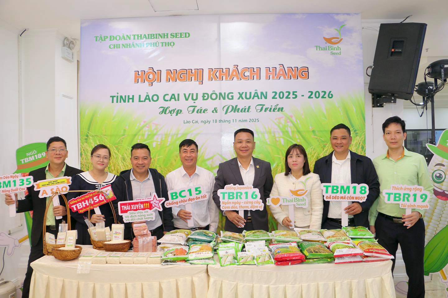 THAIBINH SEED TĂNG CƯỜNG HỢP TÁC CÙNG HỆ THỐNG ĐẠI LÝ LÀO CAI- HƯỚNG TỚI VỤ ĐÔNG XUÂN 2025-2026 HIỆU QUẢ.