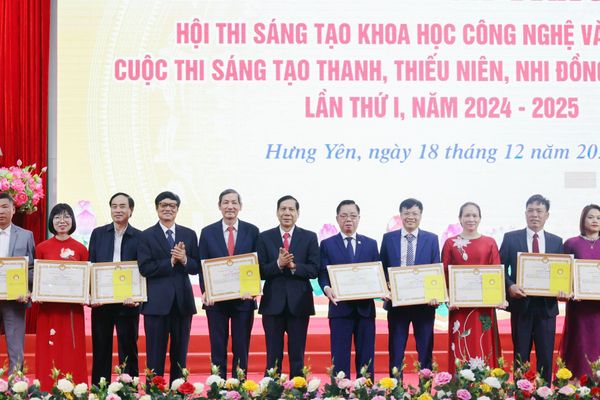 TẬP ĐOÀN THAIBINH SEED VINH DỰ ĐẠT GIẢI NHẤT HỘI THI SÁNG TẠO KHCN VÀ KỸ THUẬT TỈNH HƯNG YÊN LẦN THỨ I.