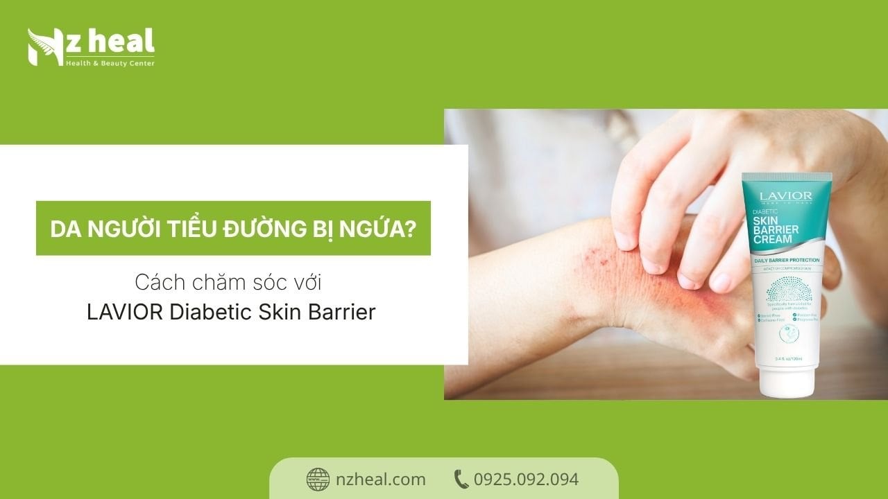 Vì sao da người tiểu đường thường ngứa? Cách chăm sóc với LAVIOR Diabetic Skin Barrier Cream