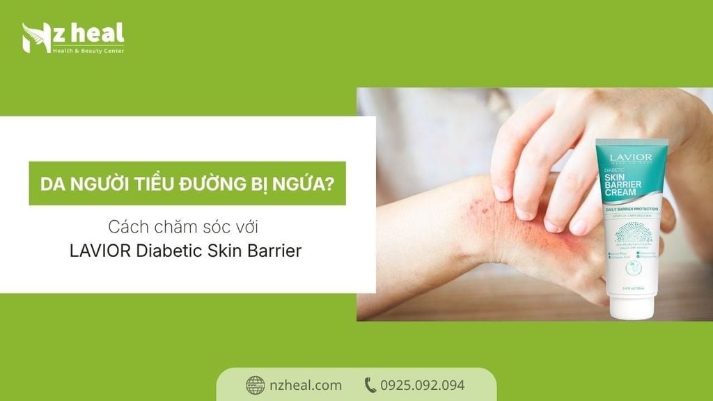 Vì sao da người tiểu đường thường ngứa? Cách chăm sóc với LAVIOR Diabetic Skin Barrier Cream