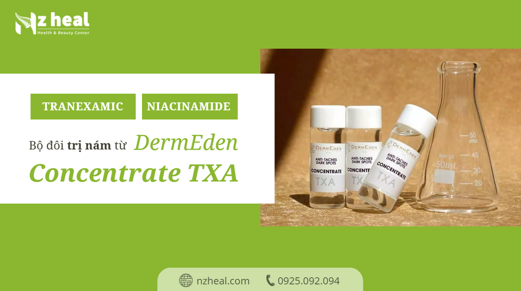 Tranexamic & Niacinamide: Bộ đôi tạo nên hiệu quả trị nám của DermEden Concentrate TXA