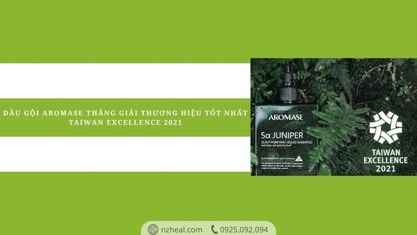 Dầu gội AROMASE thắng giải thương hiệu tốt nhất Taiwan Excellence 2021