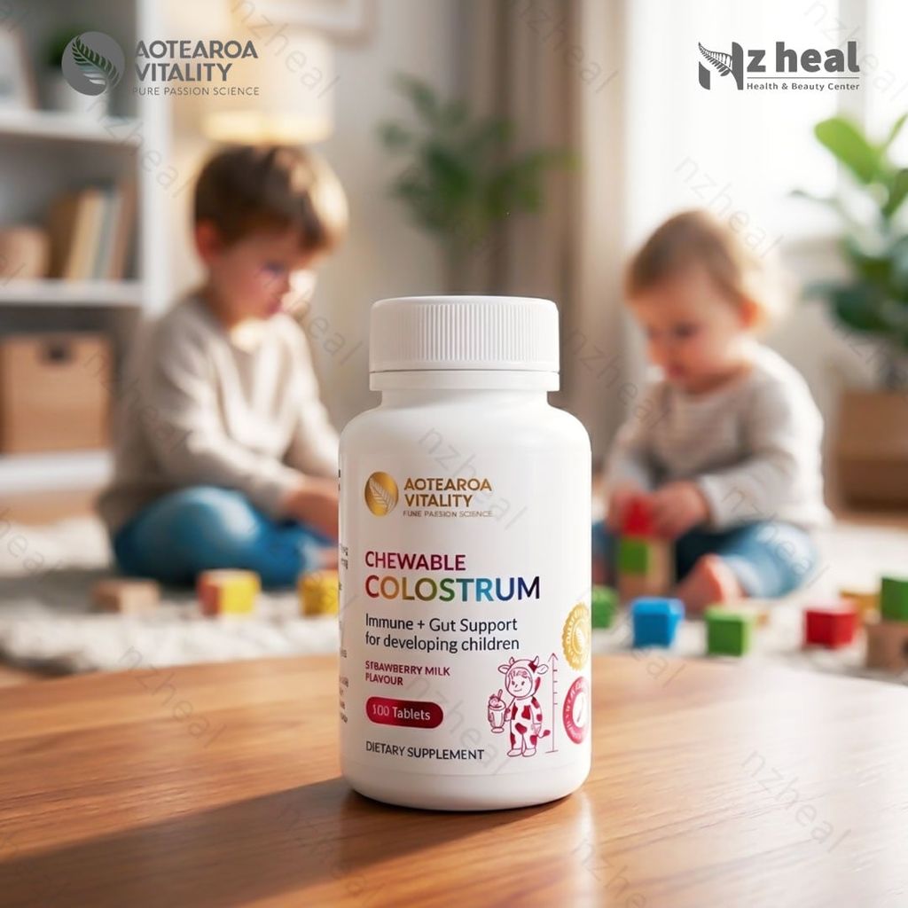 Kẹo sữa non Colostrum Chewable Aotearoa Vitality: tăng đề kháng, ăn ngủ ngon (100 viên) 1