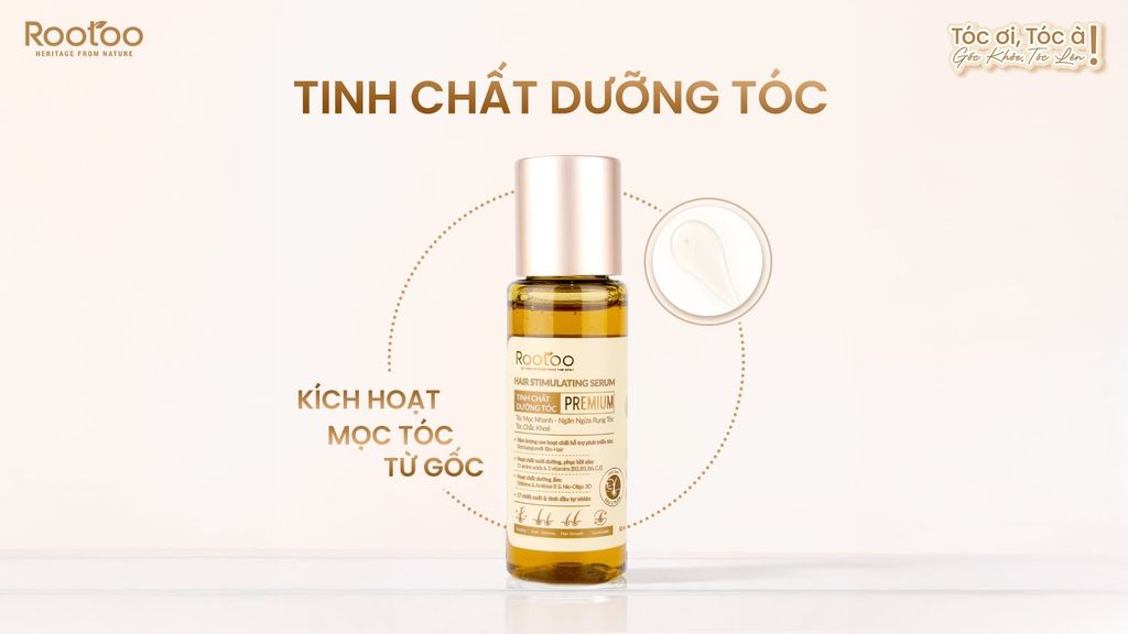 TINH CHẤT DƯỠNG TÓC: KÍCH HOẠT MỌC TÓC TỪ GỐC