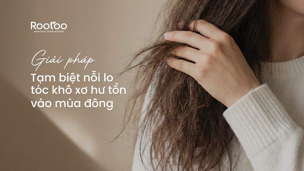 GIẢI PHÁP TẠM BIỆT NỖI LO TÓC KHÔ XƠ, HƯ TỔN VÀO MÙA ĐÔNG