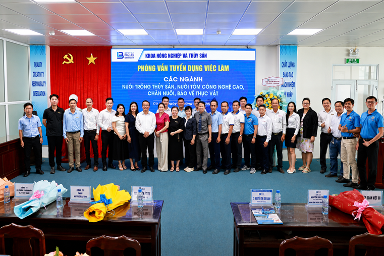 Tiến Đạt Pharma -Tìm kiếm nhân lực trẻ ngành thủy sản tại Ngày hội tuyển dụng Đại học Bạc Liêu 2026” – “Kết nối Nhà trường – Doanh nghiệp: Tiến Đạt trực tiếp phỏng vấn sinh viên năm cuối tại Trường Đại học Bạc Liêu
