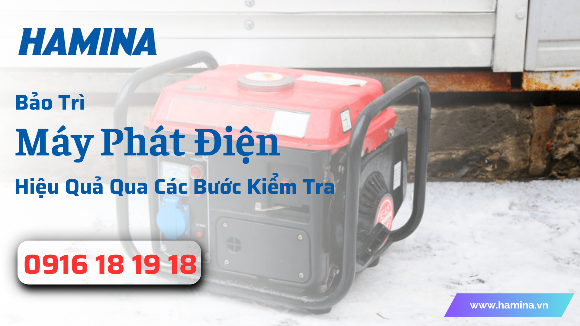 Bảo Trì Máy Phát Điện Hiệu Quả Qua Các Bước Kiểm Tra