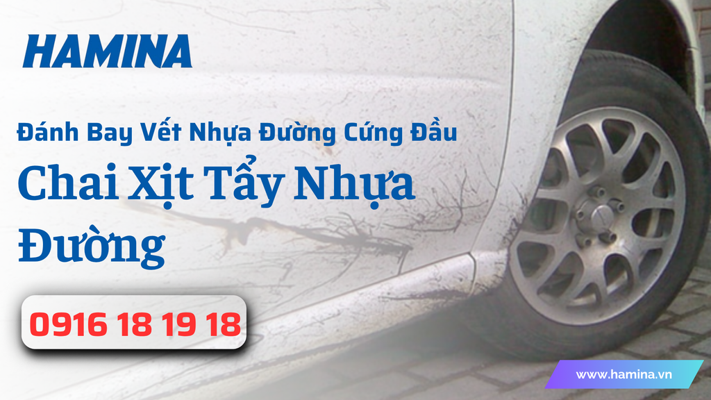 Đánh Bay Vết Nhựa Đường Cứng Đầu Với Chai Xịt Tẩy Nhựa Đường Cleanser Fluid