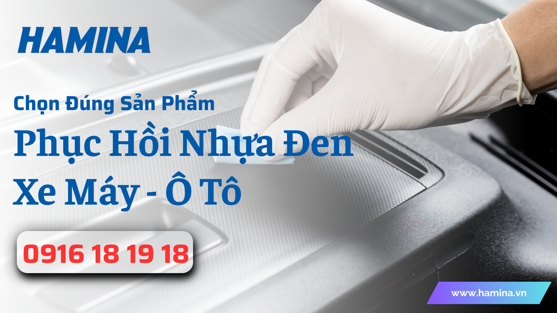 Chọn Đúng Sản Phẩm Phục Hồi Nhựa Đen Xe Máy - Ô Tô Cho Xe Bạn