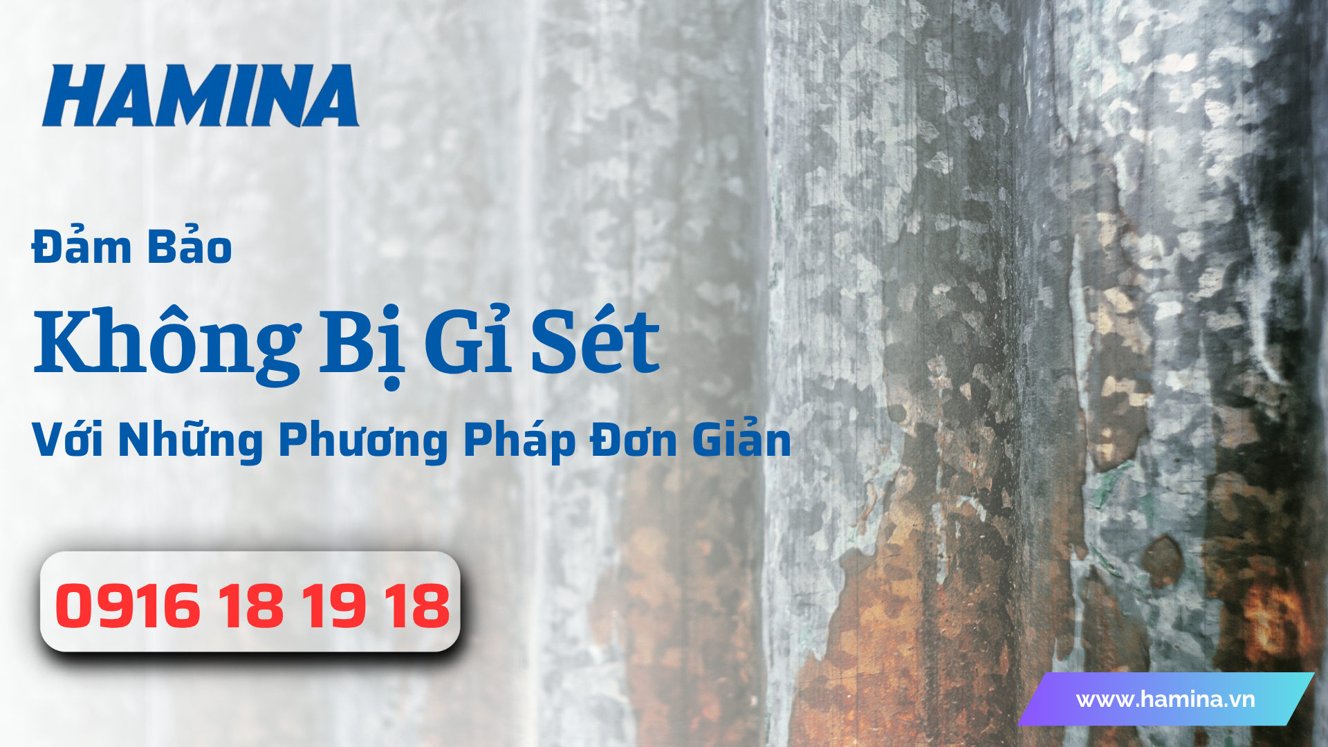 Đảm Bảo Không Bị Gỉ Sét Với Những Phương Pháp Đơn Giản