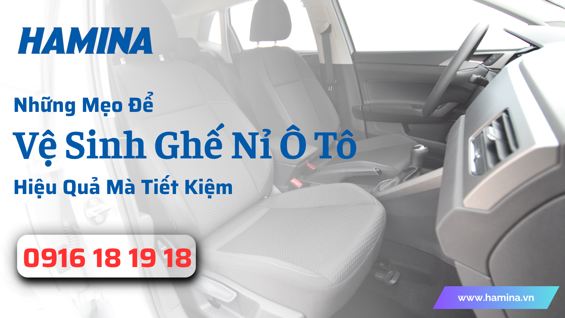 Những Mẹo Để Vệ Sinh Ghế Nỉ Ô Tô Hiệu Quả Mà Tiết Kiệm
