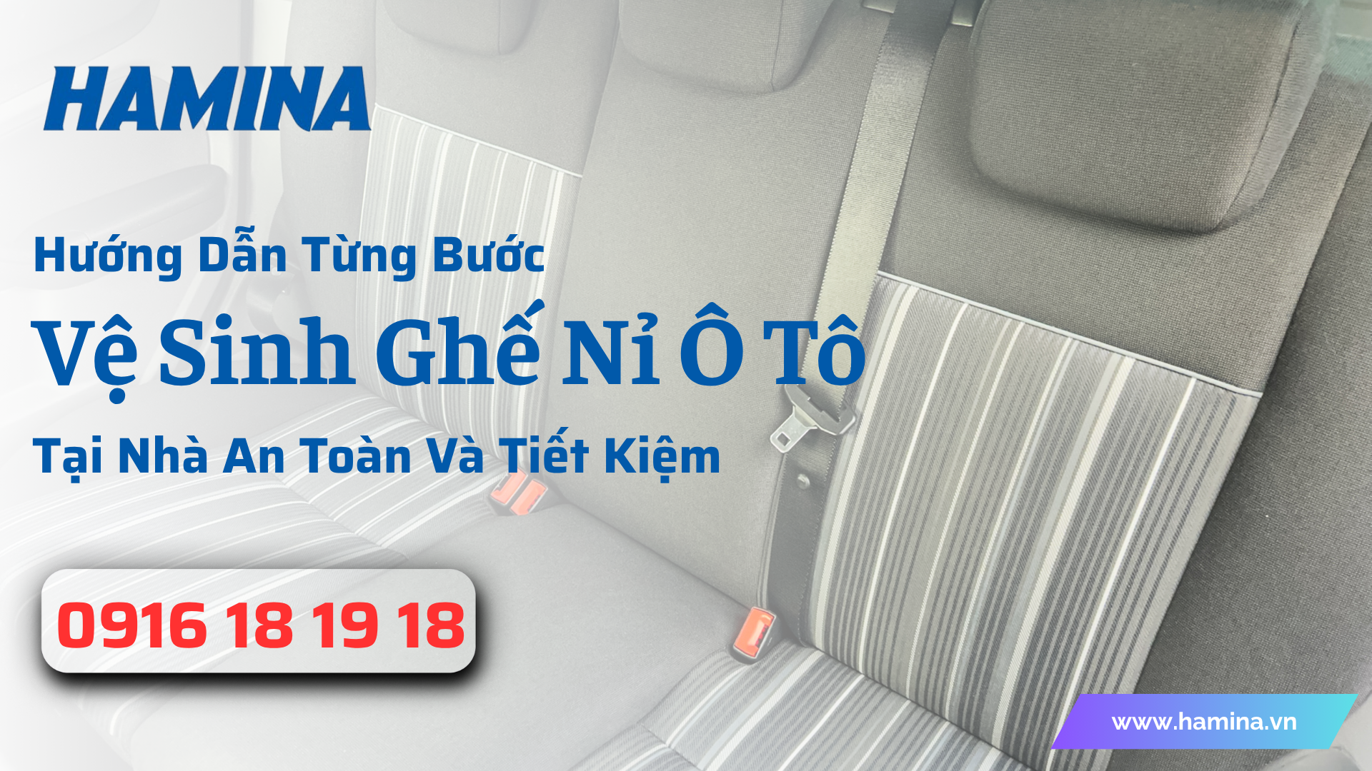Hướng Dẫn Từng Bước Vệ Sinh Ghế Nỉ Ô Tô Tại Nhà An Toàn Và Tiết Kiệm