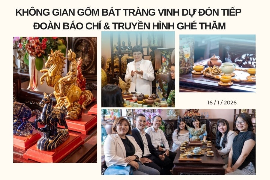 Không Gian Gốm Bát Tràng Vinh Dự Đón Tiếp Đoàn Báo Chí Và Truyền Hình Ghé Thăm - Lan Tỏa Giá Trị Gốm Sứ Và Văn Hóa Trà Việt