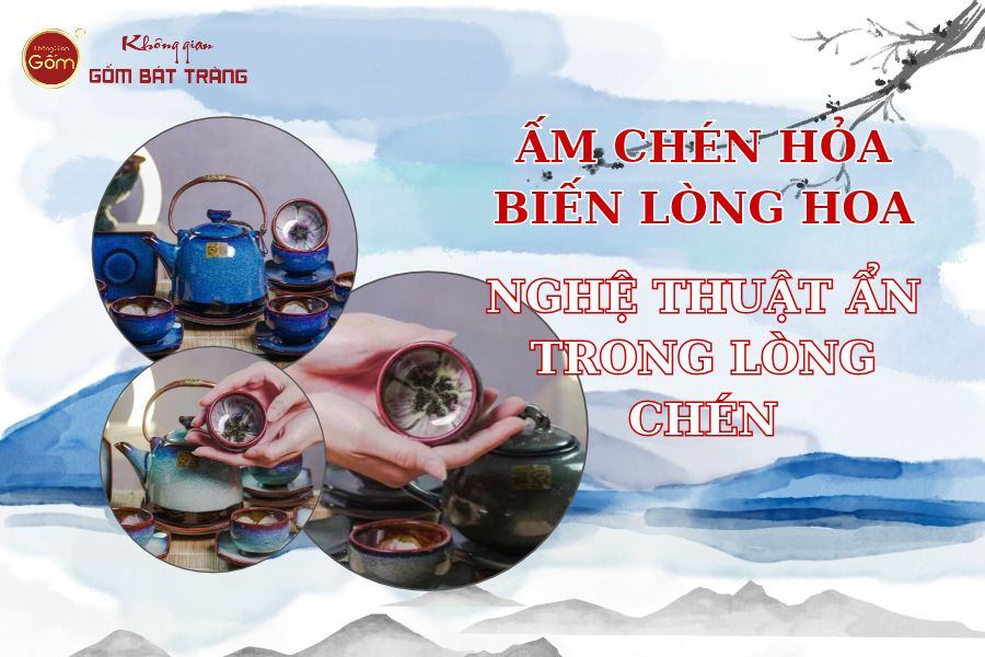Ấm Chén Hỏa Biến Lòng Hoa: Nghệ Thuật Ẩn Trong Lòng Chén