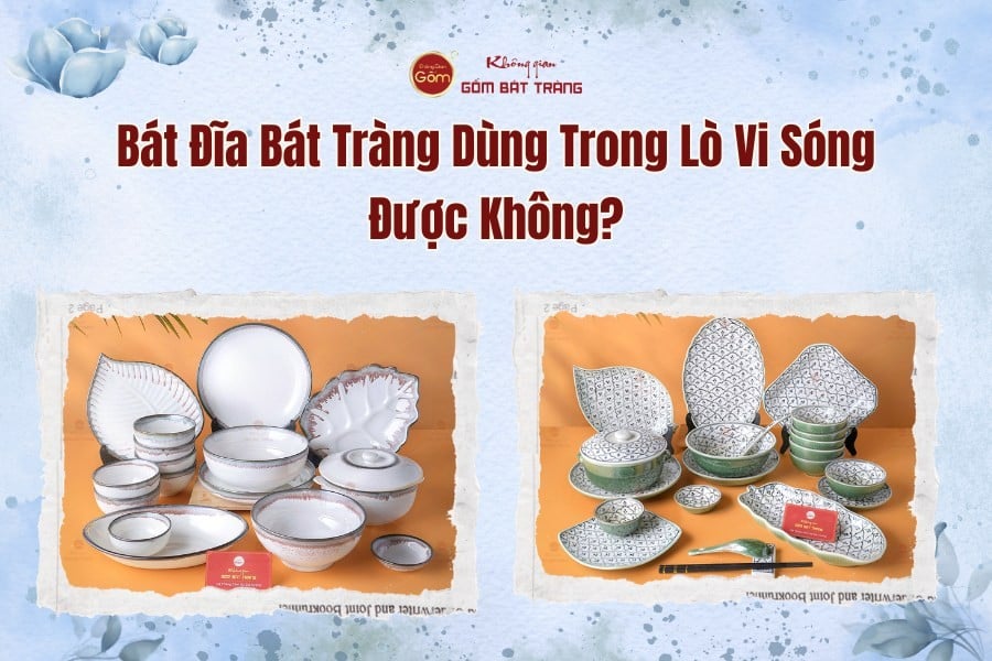 Bát Đĩa Bát Tràng Dùng Trong Lò Vi Sóng Được Không?