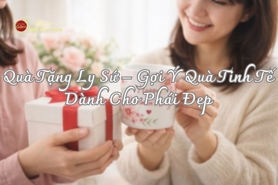 Quà Tặng Ly Sứ – Gợi Ý Quà Tinh Tế Dành Cho Phái Đẹp