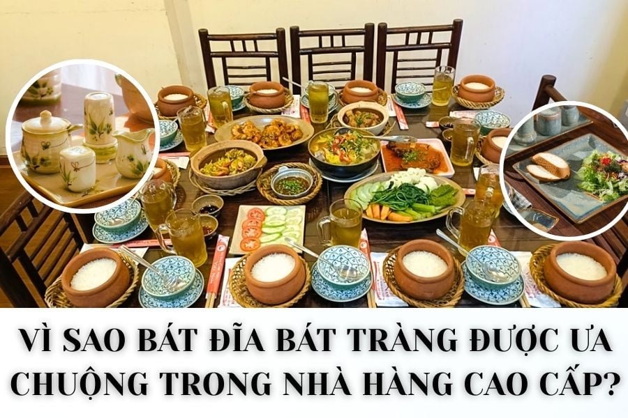Vì Sao Bát Đĩa Bát Tràng Được Ưa Chuộng Trong Nhà Hàng Cao Cấp?